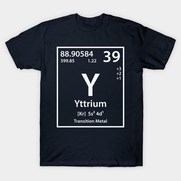 Yttrium Element T-Shirt by cerebrands